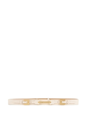 Elisabetta Franchi logo-buckle belt - Neutrals