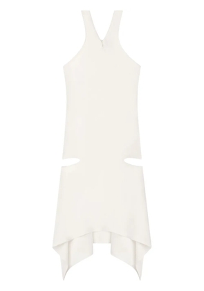 Courrèges cut-out jersey mini dress - White