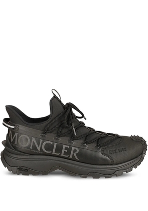 Moncler logo-detail lace-up sneakers - Black