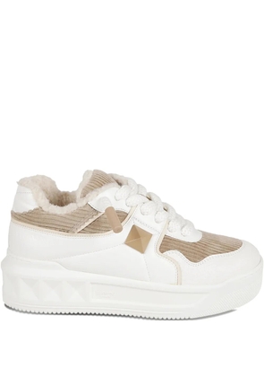 Valentino Garavani Rockstud leather sneakers - White