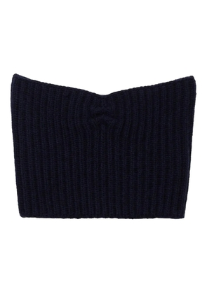 Prada ribbed bandeau top - Black