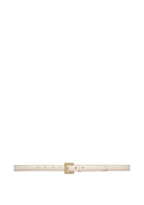 ANINE BING patent-leather belt - Neutrals