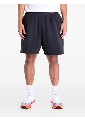 Nike Swoosh-embroidery track shorts - Black