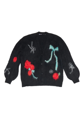 Bimba y Lola floral-print cardigan - Black