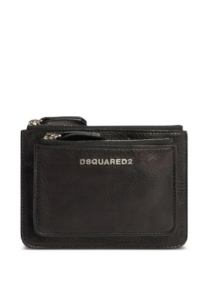 DSQUARED2 logo-lettering wallet - Black