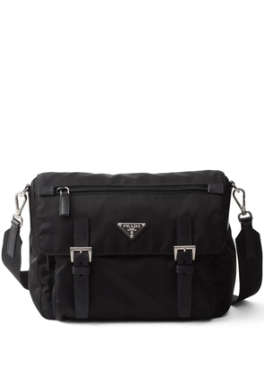 Prada Leather Shoulder Bag - Black