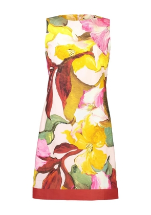 rani arabella floral sleeveless mini dress - Pink