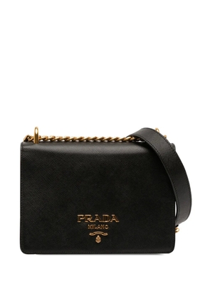Prada Pre-Owned 2013-2025 Saffiano Lux Chain crossbody bag - Black