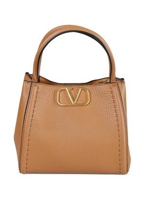 Valentino Garavani medium Alltime logo-detail tote bag - Brown