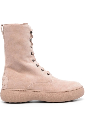 Tod's W. G. lace-up ankle boots - Neutrals