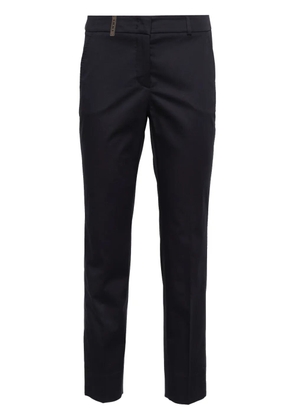 Peserico 4718 tailored trousers - Blue