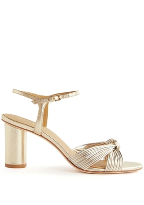 Reformation Petra leather sandals - Gold