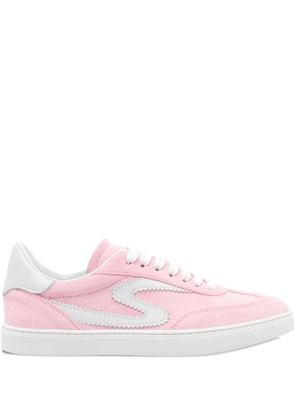 Stuart Weitzman leather sneakers - Pink