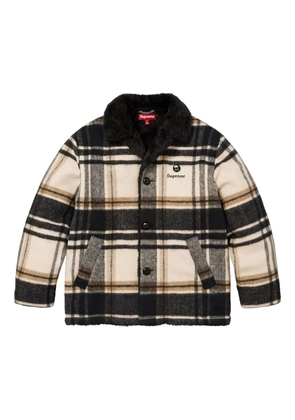Supreme plaid-pattern jacket - Neutrals