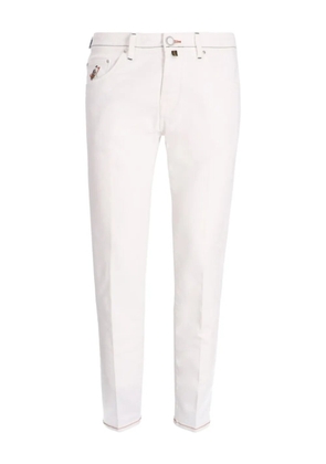 Jacob Cohën logo-patch trousers - White