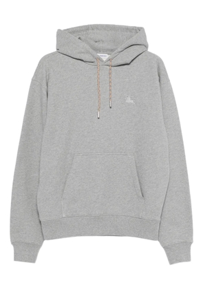Burberry embroidered drawstring hoodie - Grey