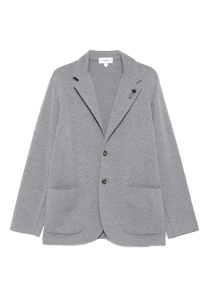 Lardini buttoned patch-pockets blazer - Grey