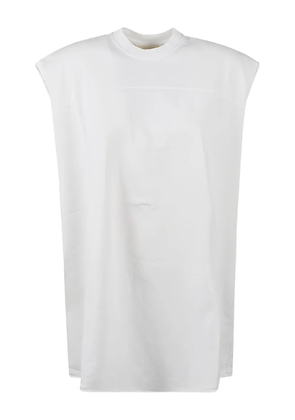 MORDECAI sleeveless back-striped tank top - White