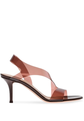 Gianvito Rossi Metropolis 70mm stiletto sandals - Brown