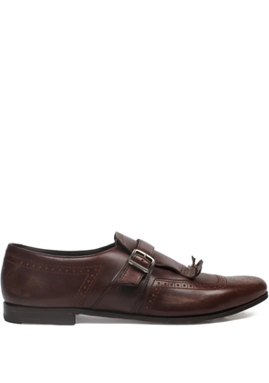 Church's leather monk shoes - Brown