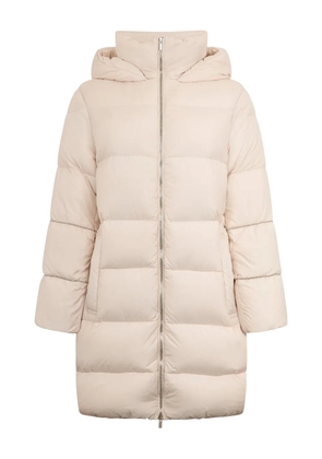 Peserico hooded quilted coat - Neutrals