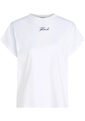 Karl Lagerfeld Signature T-shirt - White