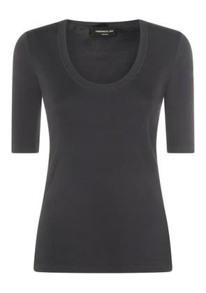 Fabiana Filippi scoop-neck top - Blue
