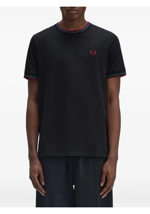 Fred Perry embroidered-logo T-Shirt - Blue