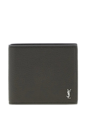 Saint Laurent East/West leather wallet - Brown