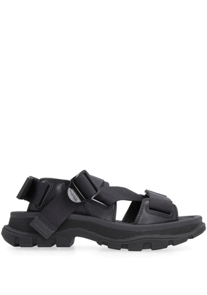 Alexander McQueen Tread flat sandals - Black