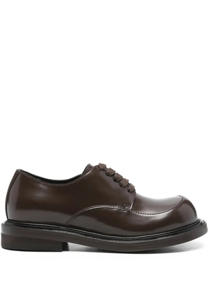 Moschino leather Derby shoes - Brown
