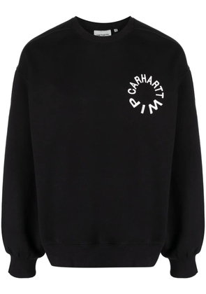 Carhartt WIP logo-print crew-neck sweatshirt - Black