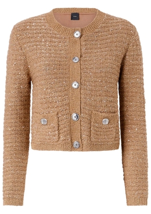 PINKO cropped cardigan - Neutrals