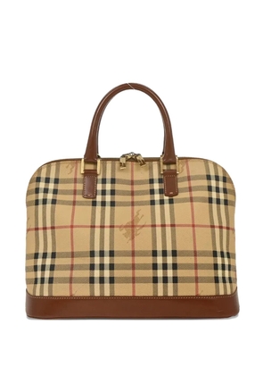 Burberry Pre-Owned 1990-2000s house check tote bag - Neutrals