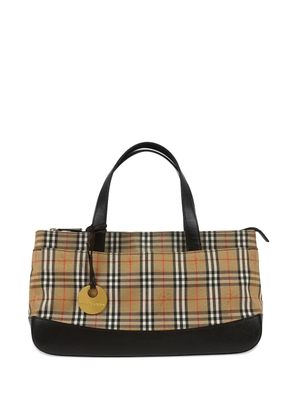 Burberry Pre-Owned 1990-2000s house check tote bag - Neutrals