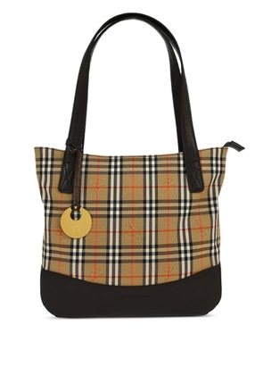 Burberry Pre-Owned 1990-2000s house check tote bag - Neutrals
