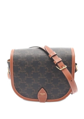 Celine Pre-Owned 2010s medium Folco cross body bag - Brown