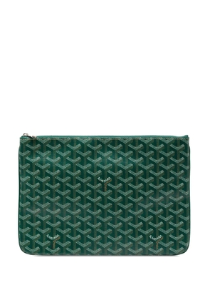 Goyard Pre-Owned 2017 Goyardine Senat MM clutch bag - Green