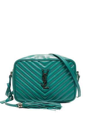 Saint Laurent Pre-Owned 2019 Lou chevron cross body bag - Green
