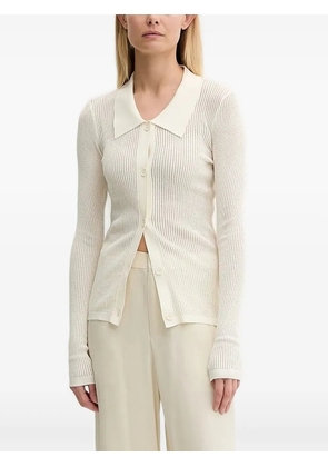 Silvian Heach ribbed polo neck knitwear - Neutrals