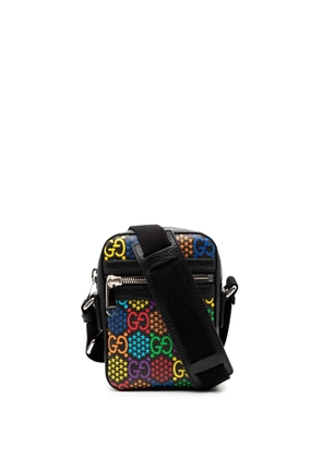 Gucci Pre-Owned 2016-2025 GG Supreme Psychedelic crossbody bag - Black