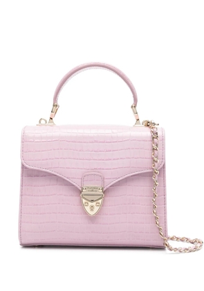 Aspinal Of London midi Mayfair tote bag - Purple