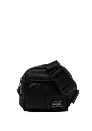 Porter-Yoshida & Co. logo patch belt bag - Black