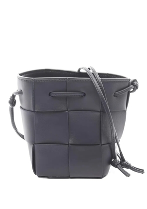 Bottega Veneta Pre-Owned 2010s mini Cassette leather bucket bag - Blue