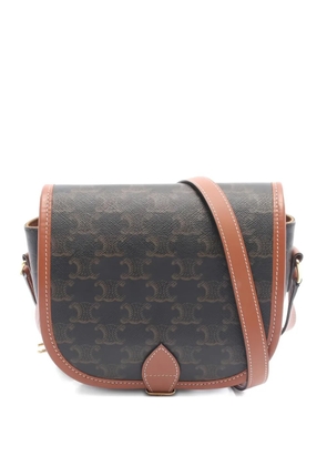 Celine Pre-Owned 2010s medium Triomphe cross body bag - Brown