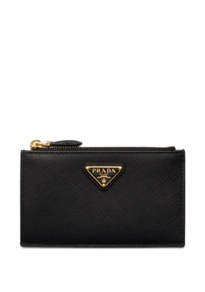 Prada Printed Saffiano leather card holder - Black