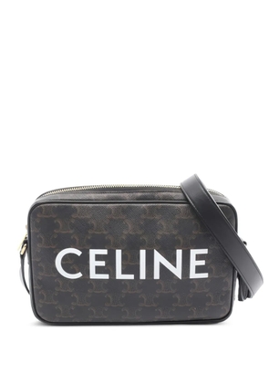 Celine Pre-Owned medium Triomphe leather shoulder bag - Brown