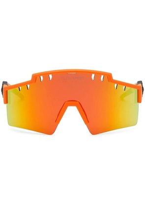 Plein Sport shield-frame tinted sunglasses - Orange