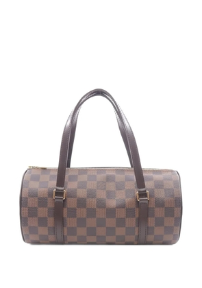 Louis Vuitton Pre-Owned 2006 26 Papillon Damier Ebene cylinder tote bag - Brown