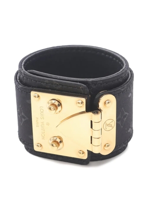 Louis Vuitton Pre-Owned 2000s Serule Monogrammed bracelet - Black